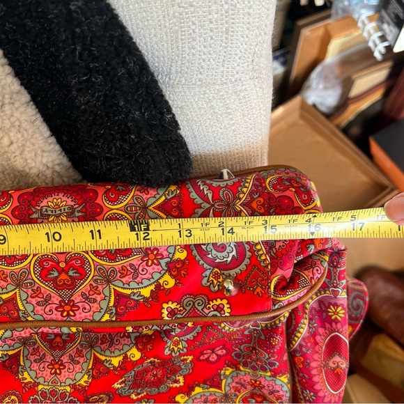 Oilily “Invasion” Bag Red Floral 2005 NWOT Discontinued Pattern - Picture 14 of 16